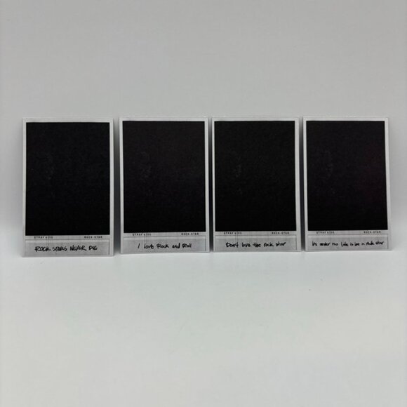 Stray Kids Rockstar Polaroid Set Hyung Line -Bang Chan Lee Know Changbin Hyunjin - Picture 2 of 2